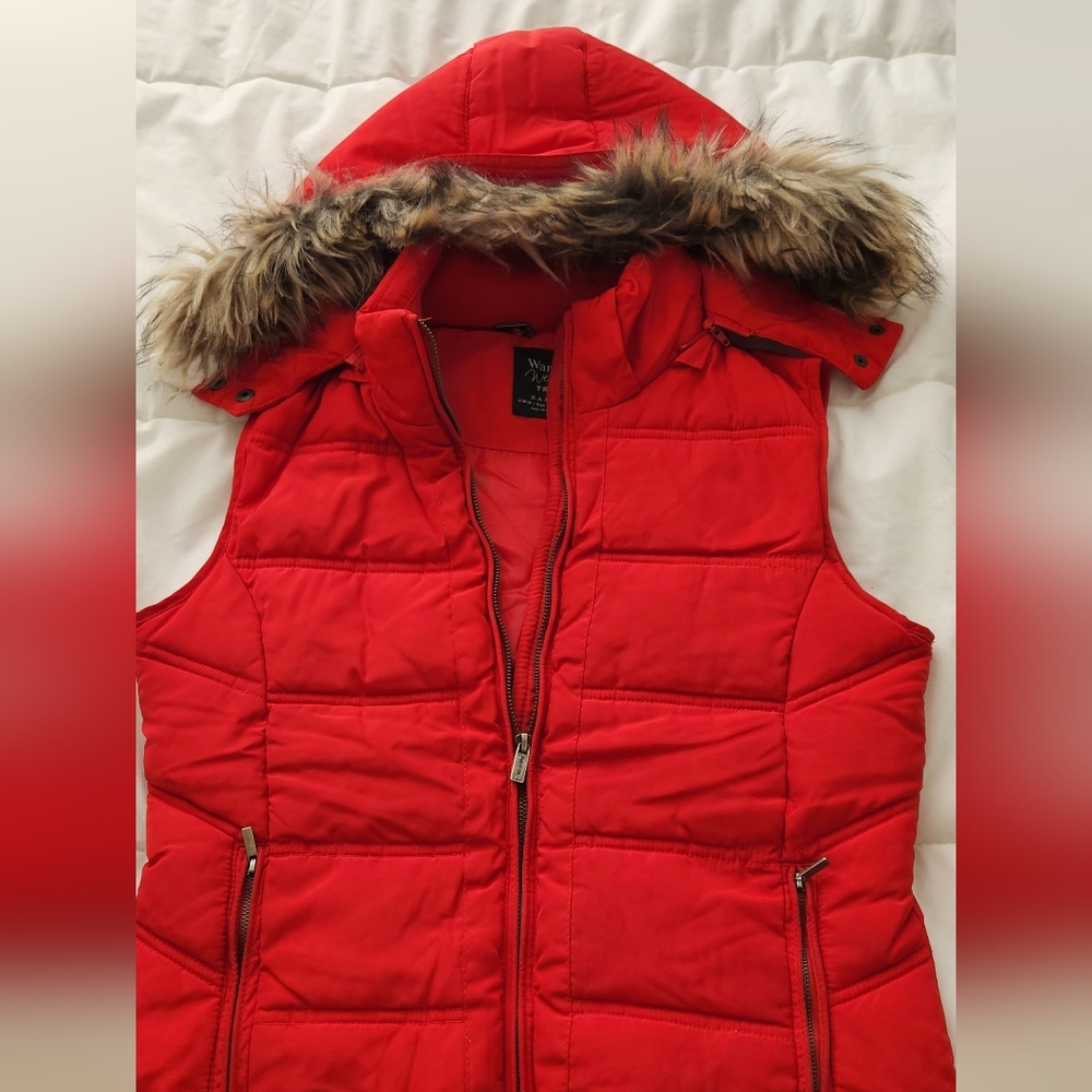 ZARA RED VEST SIZE M